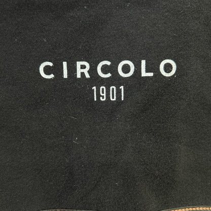CIRCOLO1901 CIRCOLO1901 2330 Black 2B Cotton Jersey Jacket