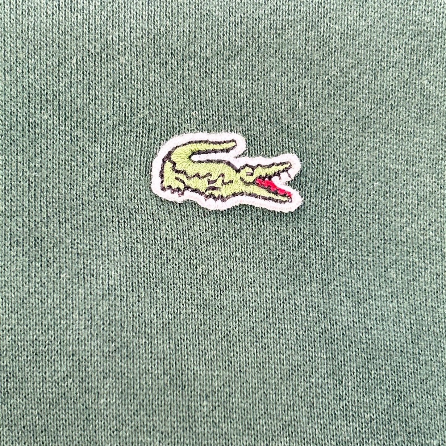 Lacoste ラコステ グリーン コットン フーテッド ワンピース トップス