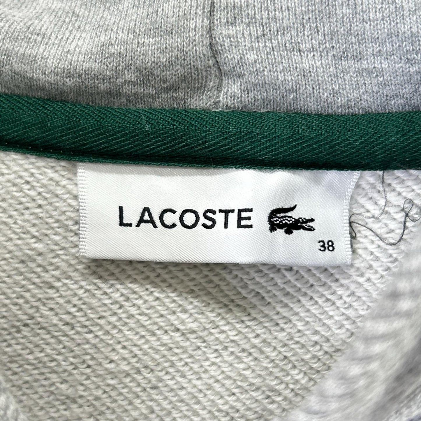Lacoste ラコステ グレー コットン フーテッド ワンピース ワンピース