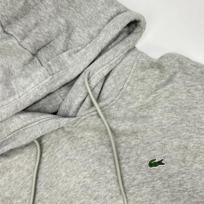 Lacoste ラコステ グレー コットン フーテッド ワンピース ワンピース