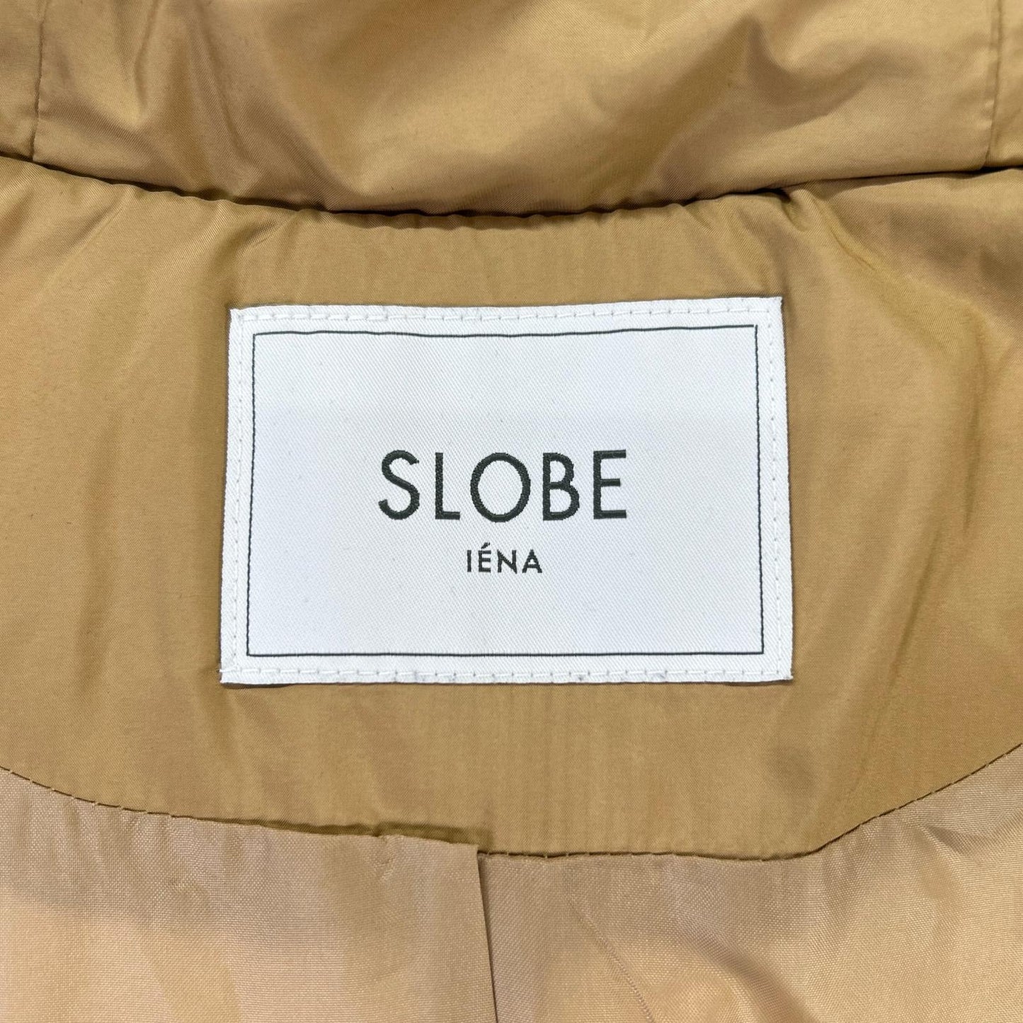 IENA SLOBE 伊娜 斯洛贝 18-020-912-8010-4-0 米色连帽长款羽绒服 外套