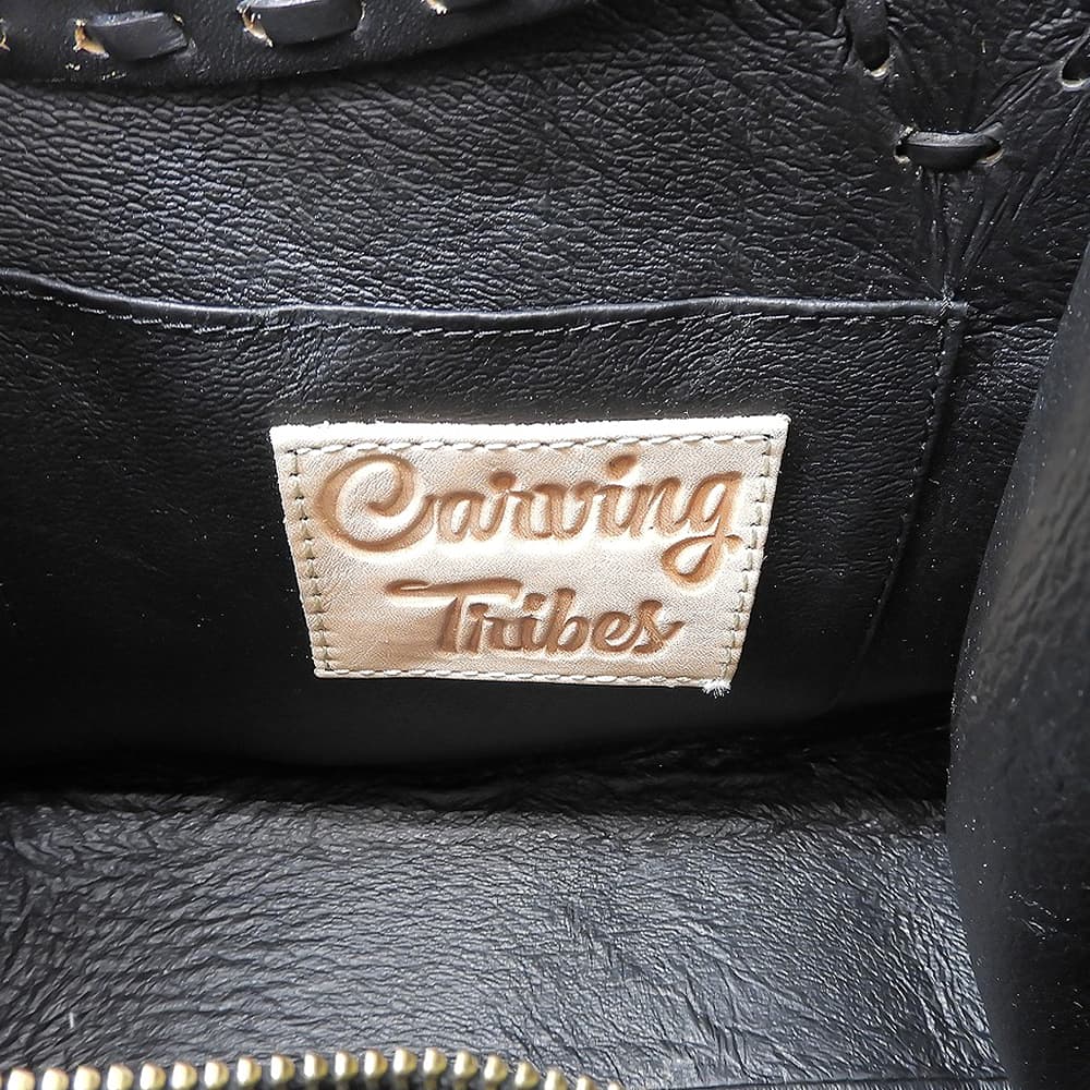 CARVING TRIBES カービングトライブス ビオレッタ ハンドバッグ レディース ブラック ハンドバッグ