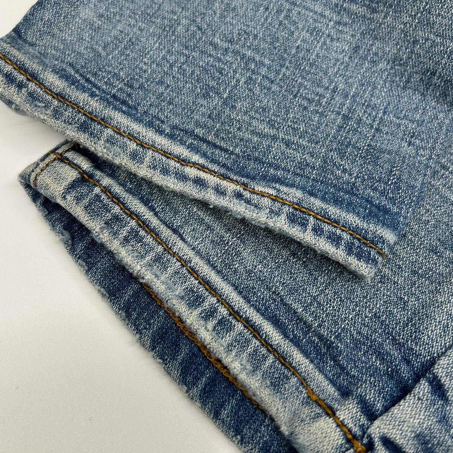 ICECREAM Ice Cream 401-8100 Blue Distressed Denim Pants Bottoms