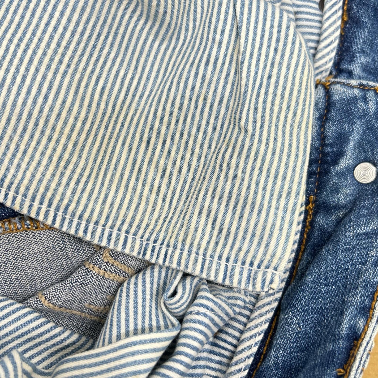 ICECREAM Ice Cream 401-8100 Blue Distressed Denim Pants Bottoms