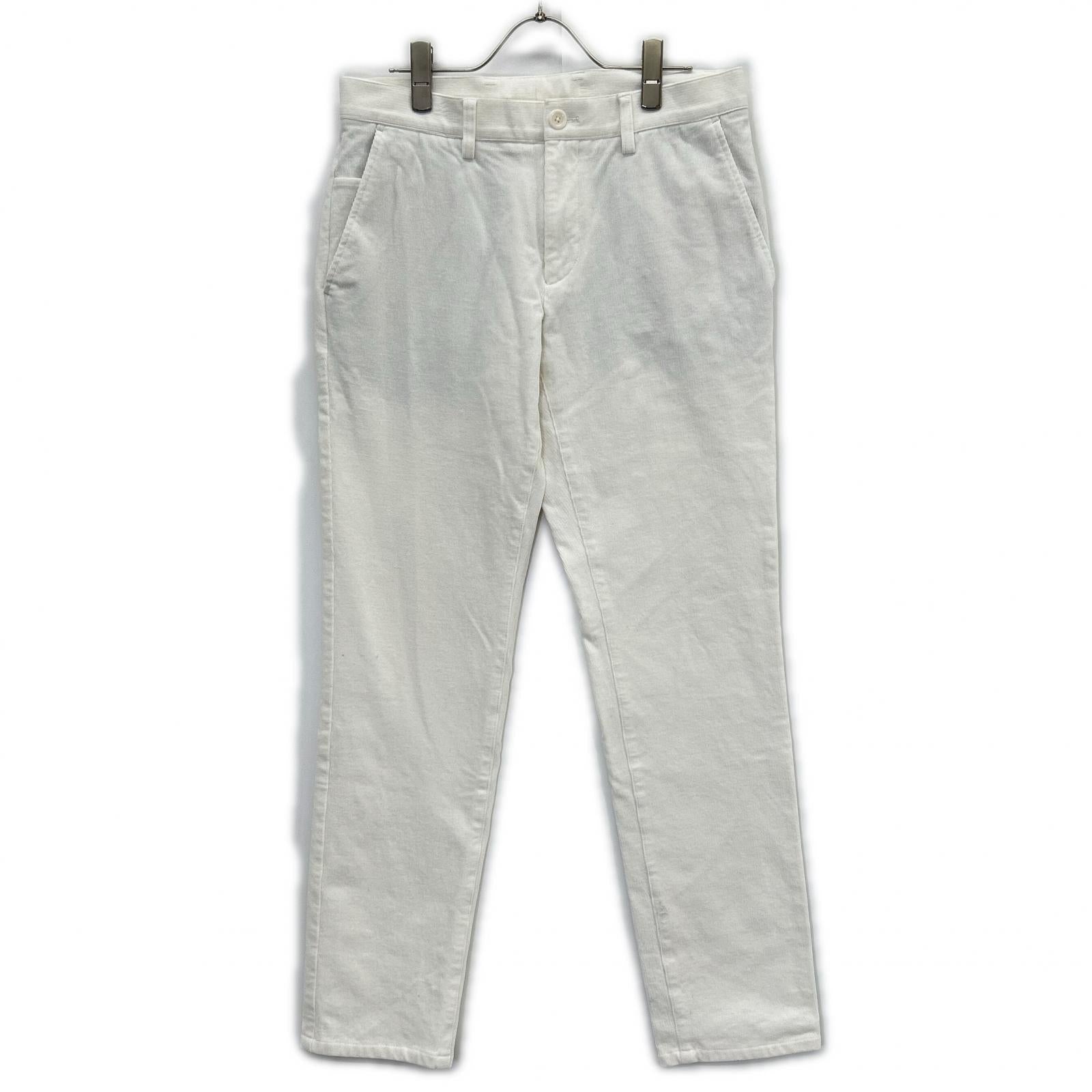 EPOCA UOMO エポカウォモ ホワイト 2WAYストレッチコーデュロイパンツ ボトムス