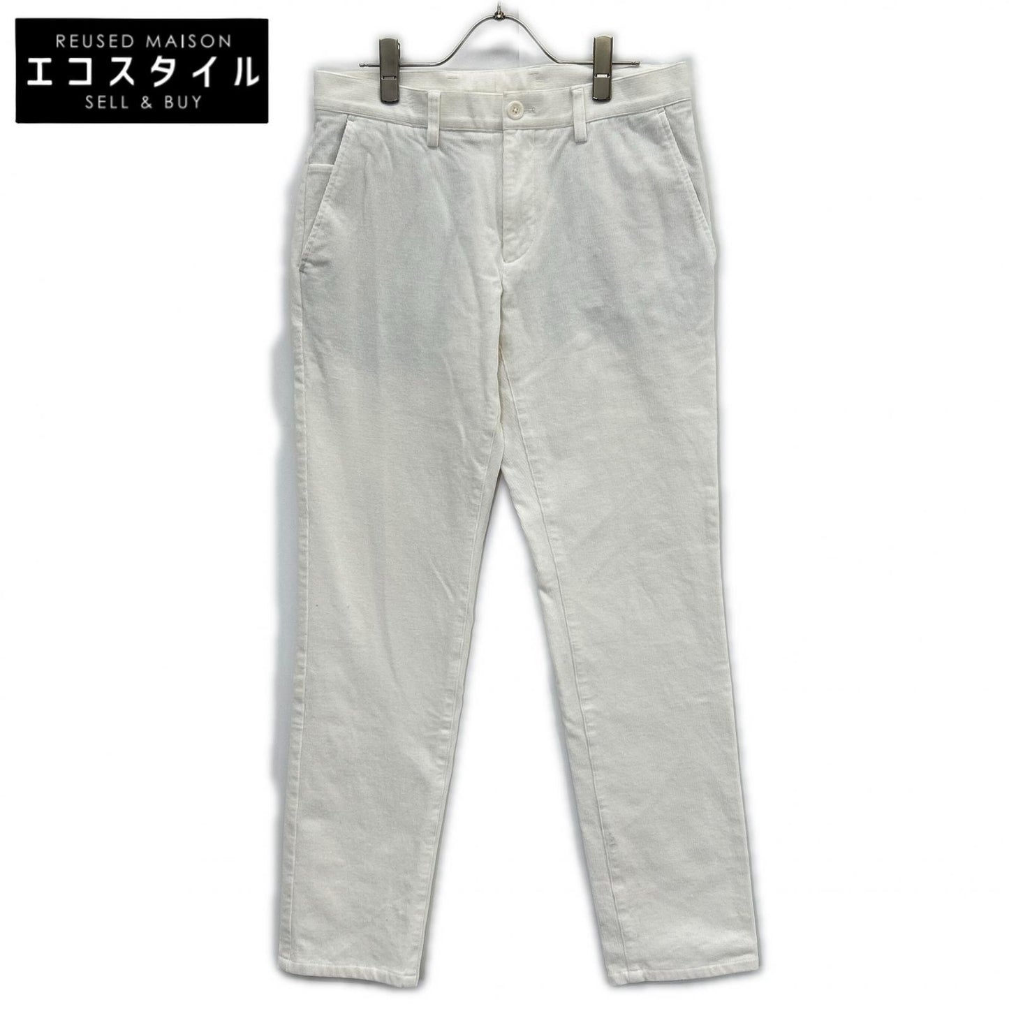 EPOCA UOMO エポカウォモ ホワイト 2WAYストレッチコーデュロイパンツ ボトムス