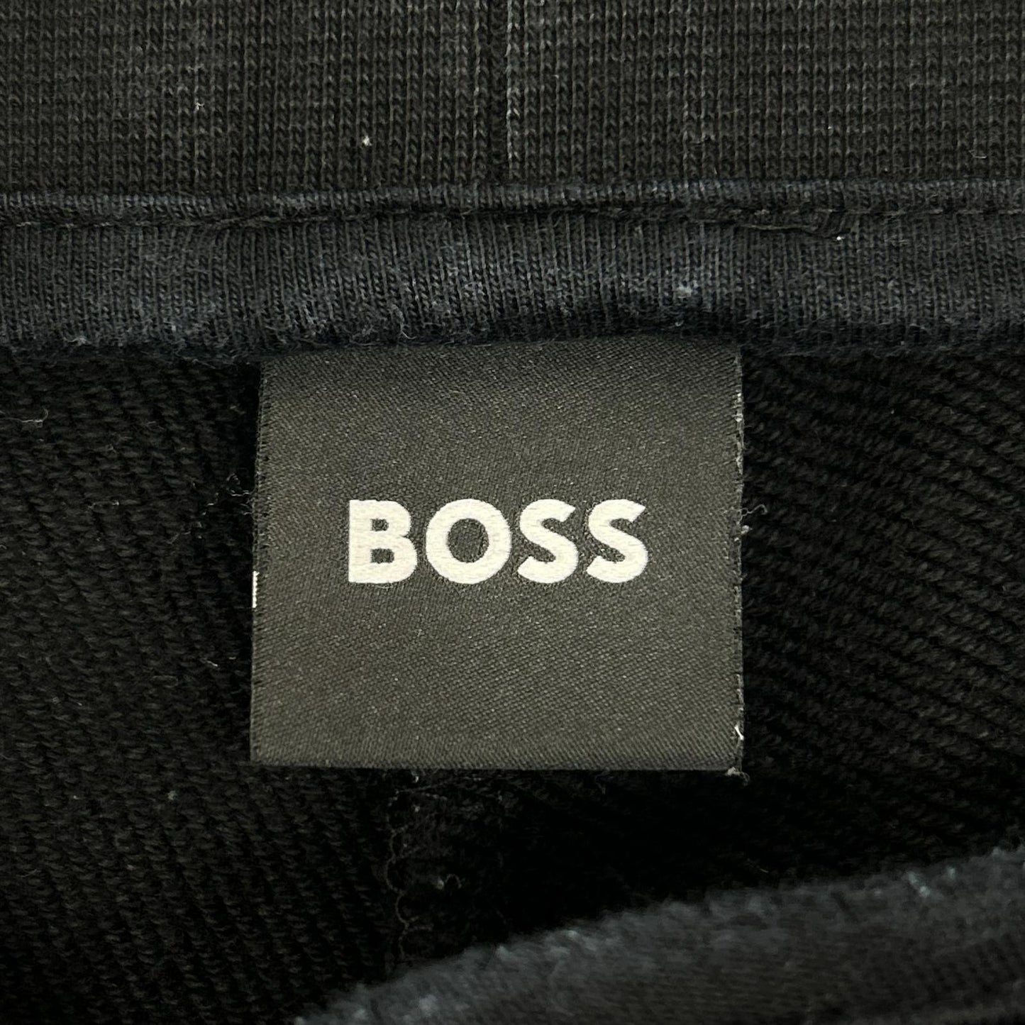 BOSS 波士 黑色纯棉休闲裤 下装