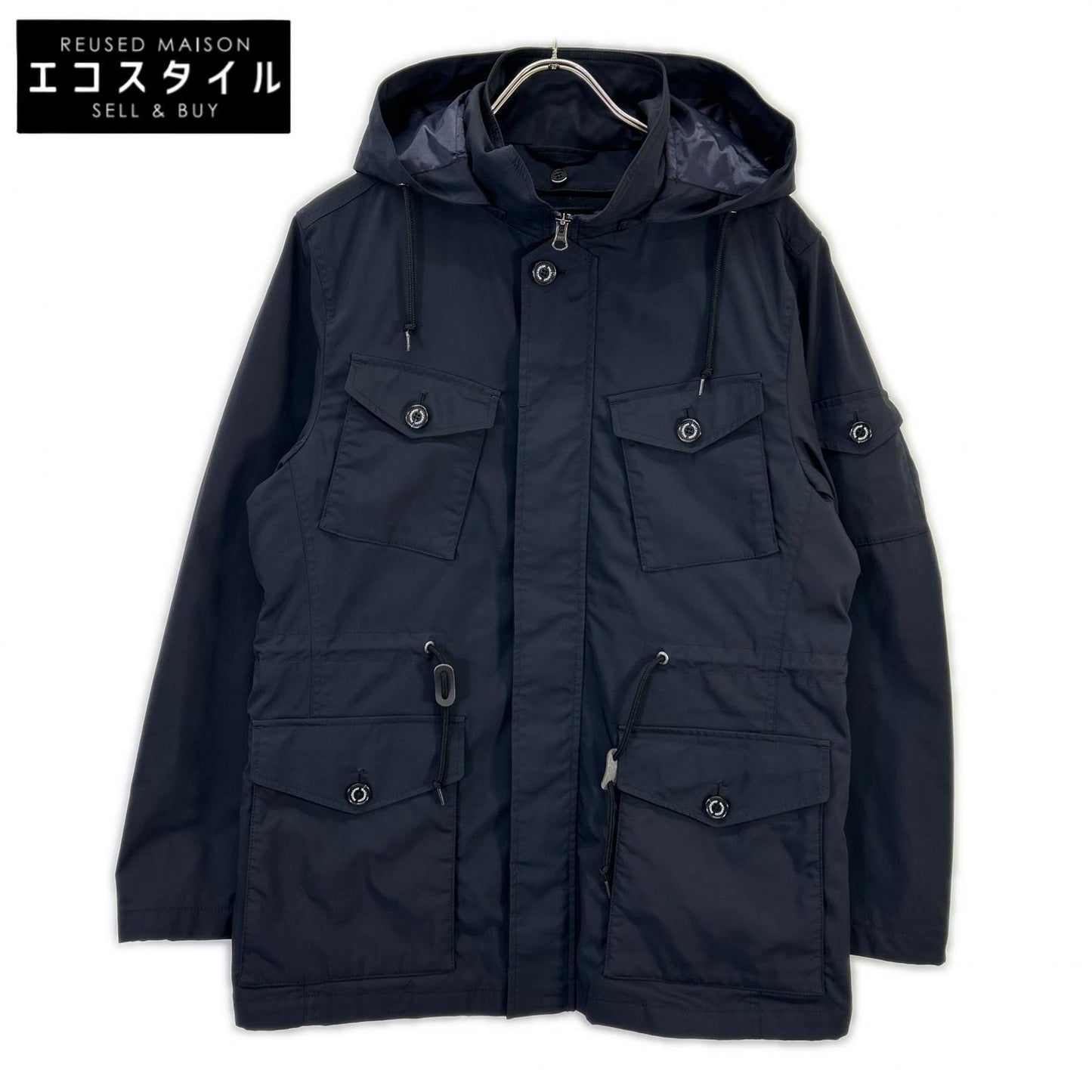 MACKINTOSH PHILOSOPHY マッキントッシュフィロソフィー ネイビー ライナー付き ナイロン フーディジャケット ジャケット