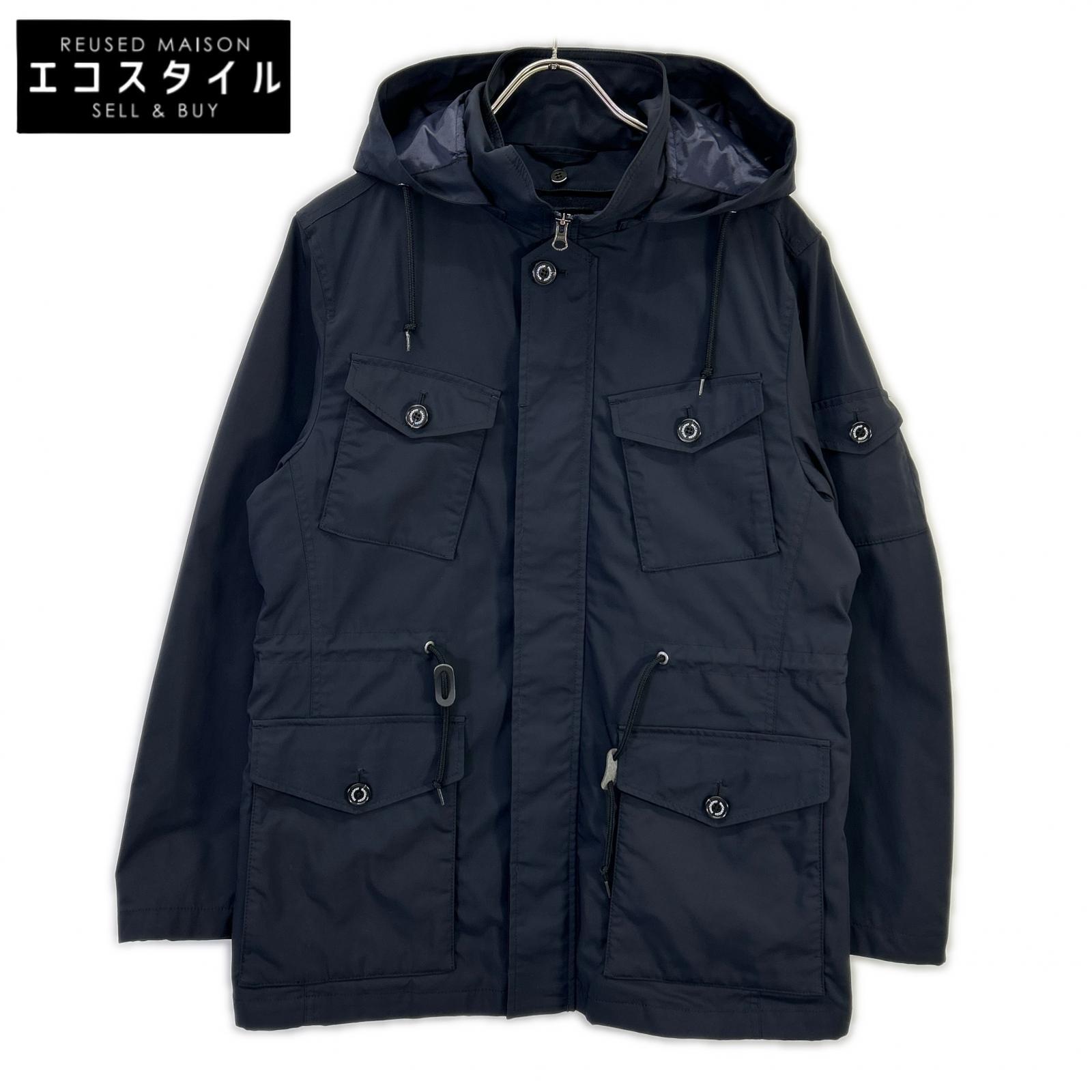 MACKINTOSH PHILOSOPHY マッキントッシュフィロソフィー ネイビー ライナー付き ナイロン フーディジャケット ジャケット