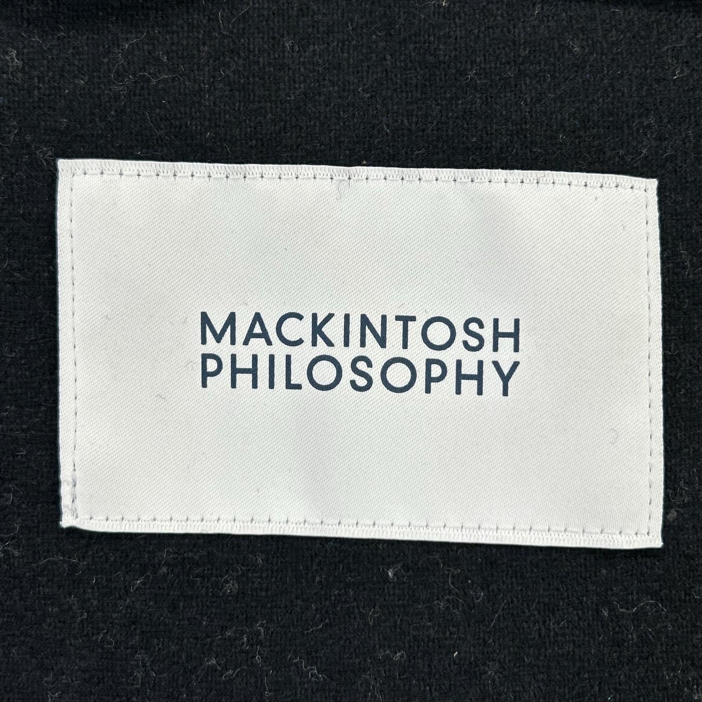 MACKINTOSH PHILOSOPHY マッキントッシュフィロソフィー ネイビー ライナー付き ナイロン フーディジャケット ジャケット