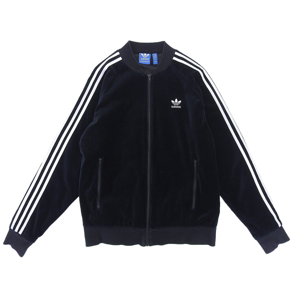 adidas アディダス ベロア トラックジャケット メンズ ネイビー O AO3567 ジャケット