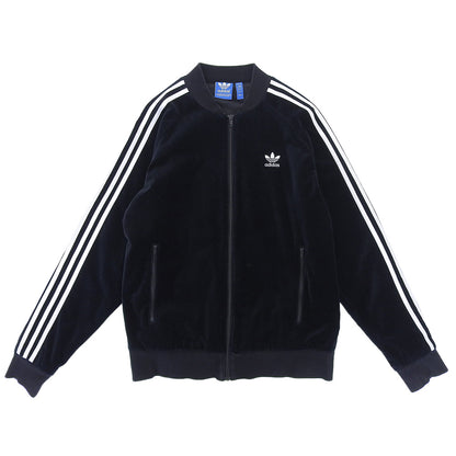 adidas アディダス ベロア トラックジャケット メンズ ネイビー O AO3567 ジャケット