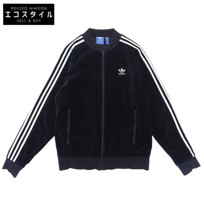 adidas アディダス ベロア トラックジャケット メンズ ネイビー O AO3567 ジャケット