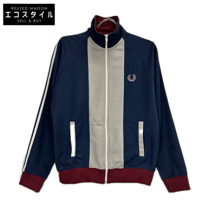 FRED PERRY フレッドペリー J6221 ネイビー×レッド トラックジャケット ジャケット