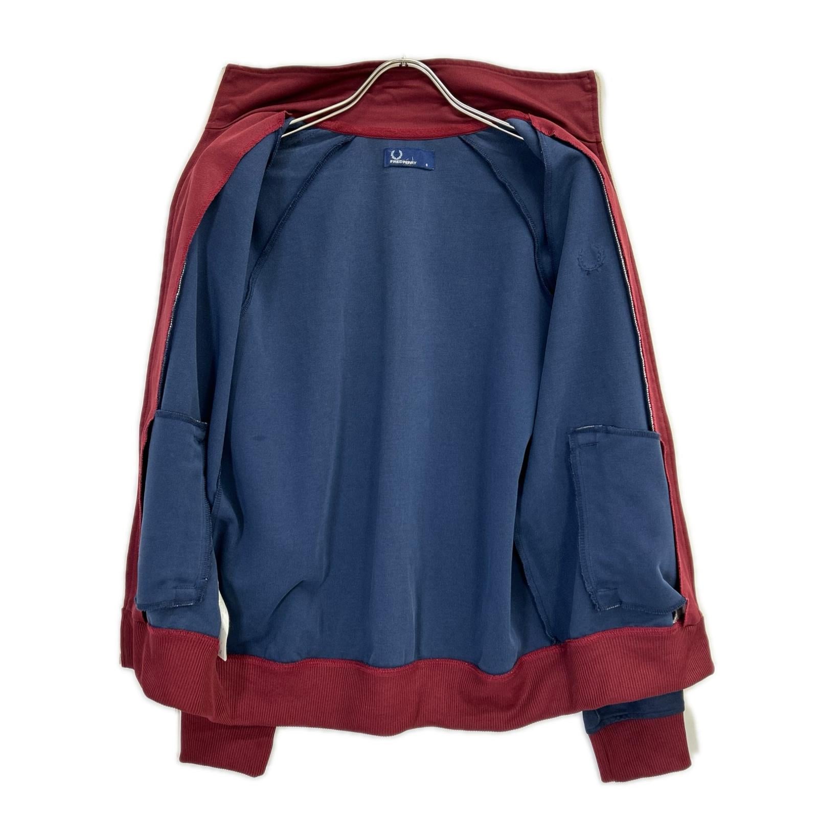 FRED PERRY フレッドペリー J6221 ネイビー×レッド トラックジャケット ジャケット