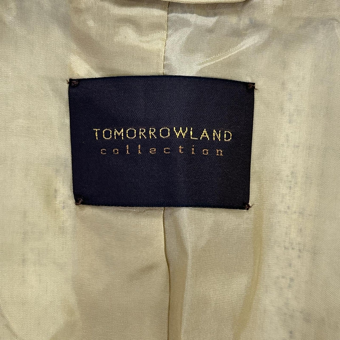 TOMORROWLAND トゥモローランド 24年製 ブルー ラメツイード ダブルブレストジャケット ジャケット