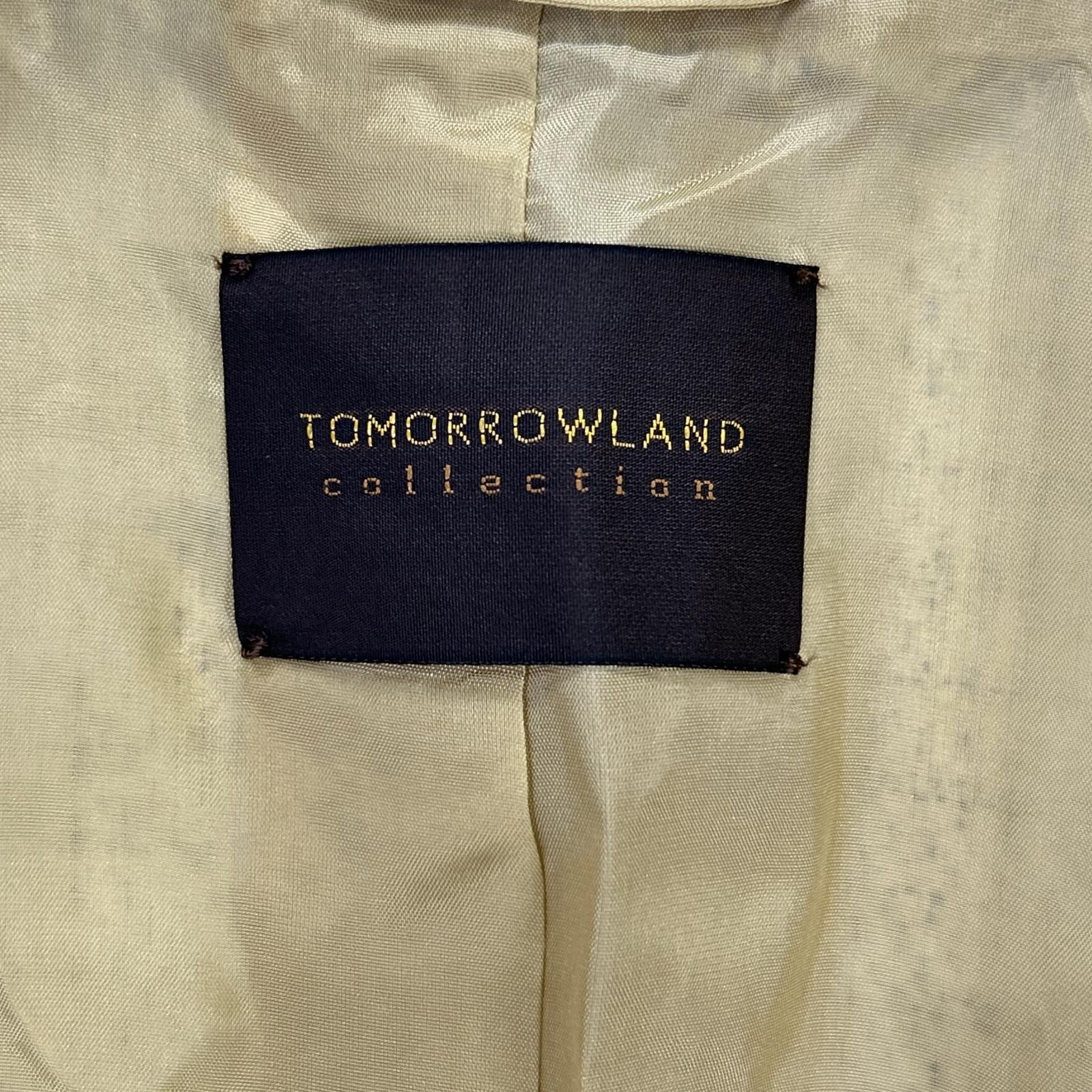 TOMORROWLAND トゥモローランド 24年製 ブルー ラメツイード ダブルブレストジャケット ジャケット
