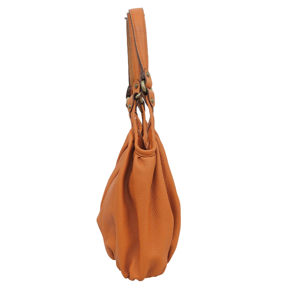 【希少】Felisi フェリージ オールレザー ショルダーバッグ9825/1 Felisi フェリージ 美品 レザー ショルダーバッグ レディース オレンジ