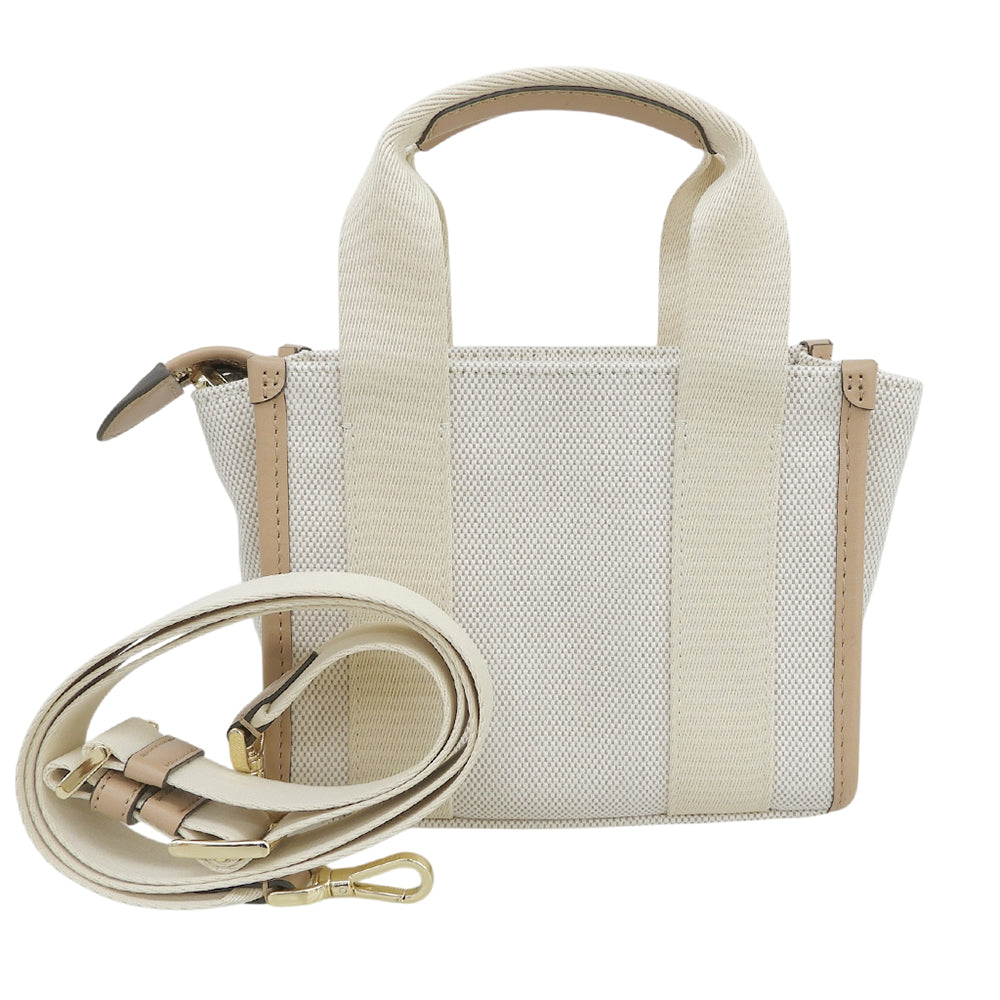 kate spade ケイトスペード 美品 キップ キャンバス ミニ トート 2WAY