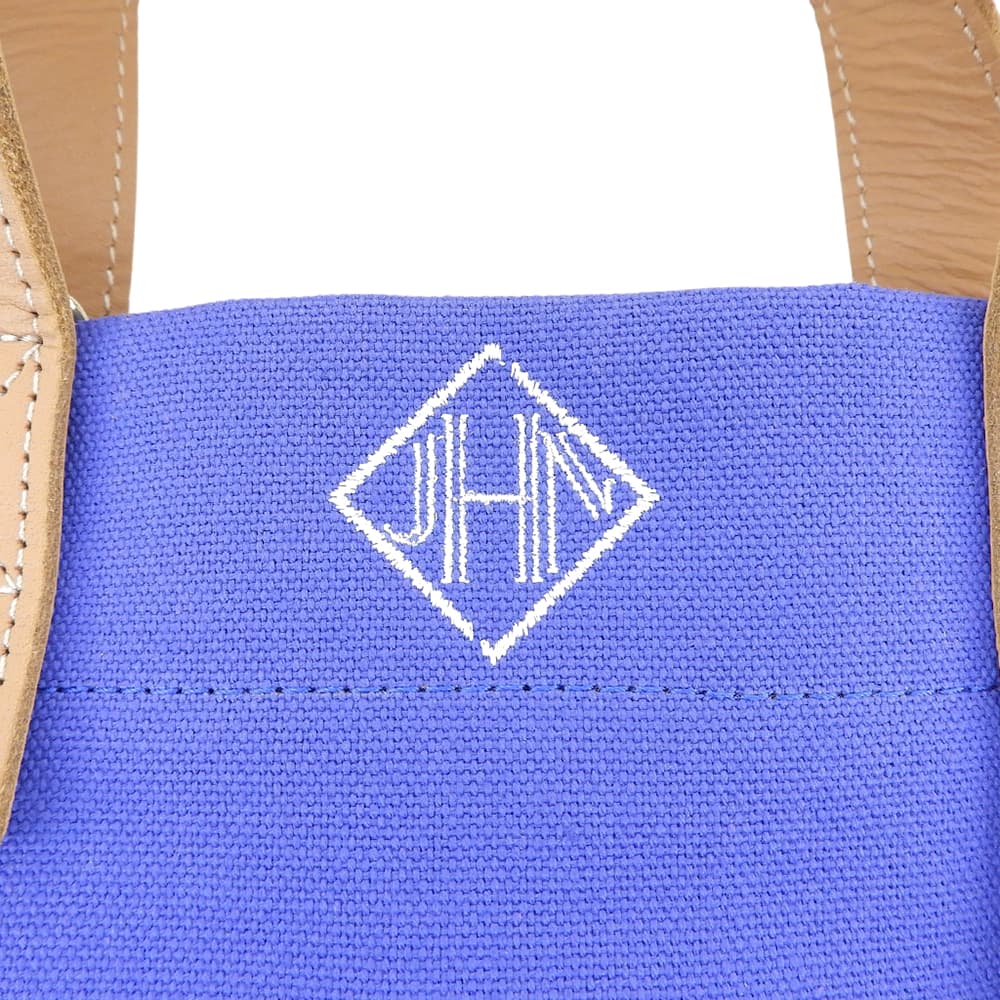 J.N.Hearts ジェイエヌハーツ 美品 クラシック キャンバス 2WAY トートバッグ レディース ブルー トートバッグ