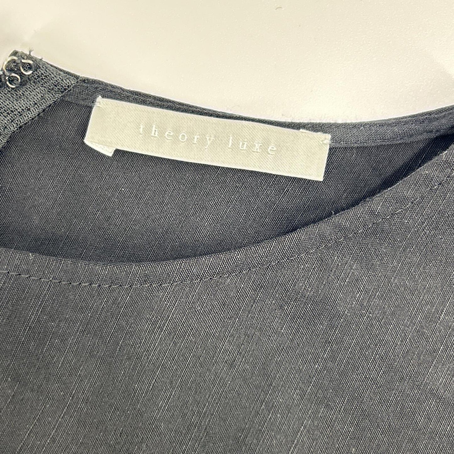 theory luxe Theory Luxe 25年款 黑色 LUSH LINEN 长款连衣裙 连衣裙
