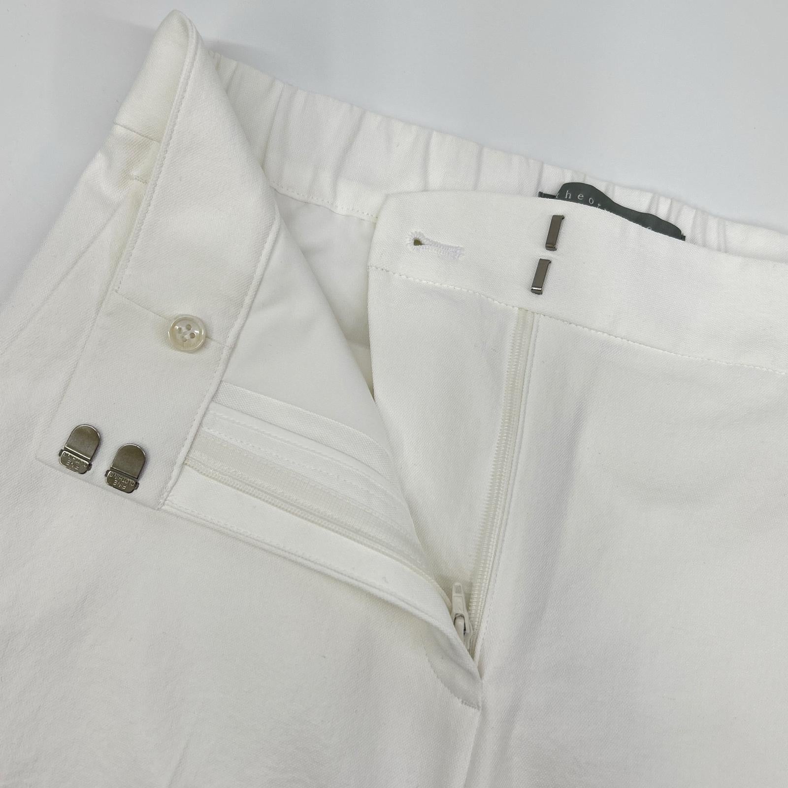 theory luxe Theory Luxe 24年款 白色 Ariosa Carol 2 长裤 下装