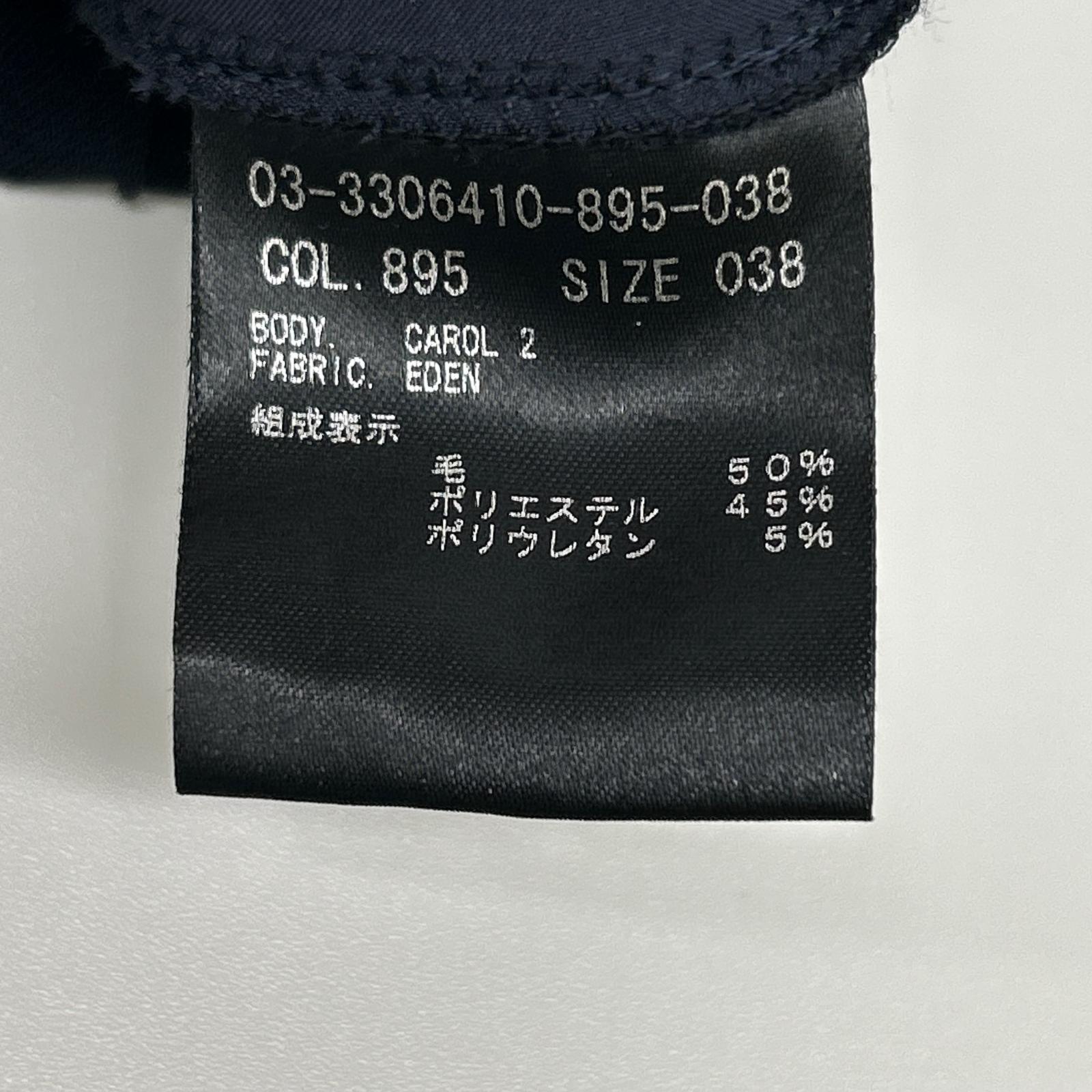 theory luxe セオリーリュクス ネイビー Eden Carol 2 パンツ ボトムス