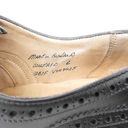 JOSEPH CHEANEY&SONS ジョセフチーニーアンドサンズ WILFRED セミブローグ ドレス シューズ レザー メンズ ブラック 6 シューズ