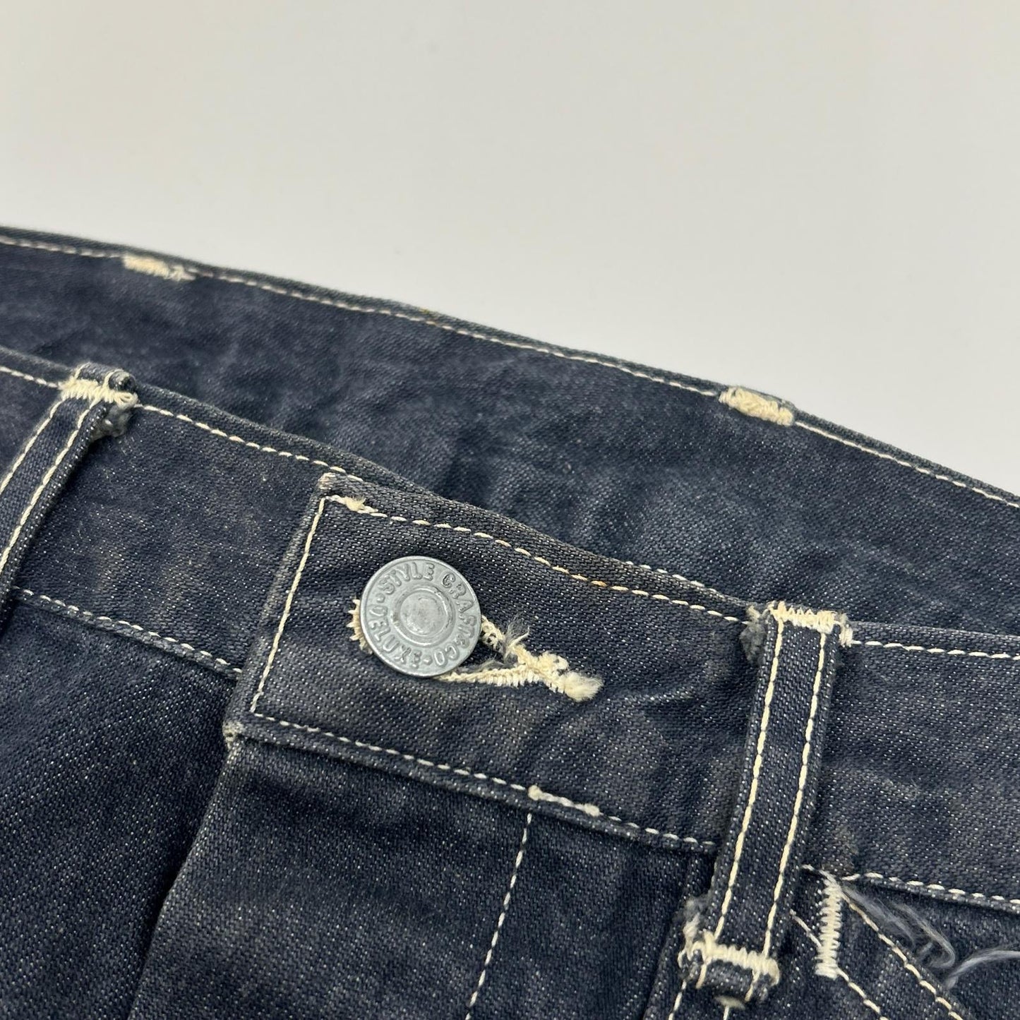 EVISU エヴィス 2501 牛タグ カモメ シンチバック デニム ボトムス