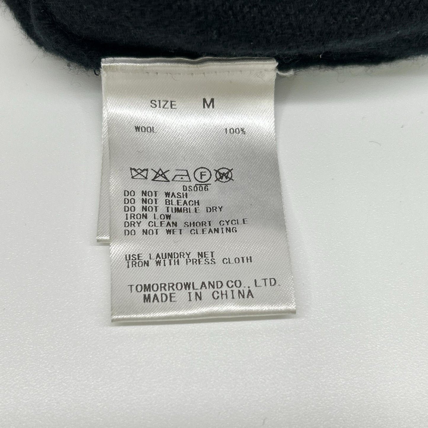 MACPHEE MACPHEE 25年款 黑色 新西兰羊毛 圆领套头衫 上衣