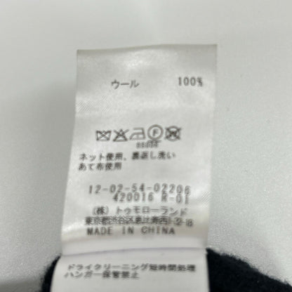 MACPHEE MACPHEE 25年款 黑色 新西兰羊毛 圆领套头衫 上衣