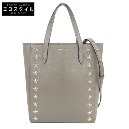 JIMMY CHOO ジミーチュウ ペガシ スタースタッズ レザー 2WAYバッグ ハンドバッグ レディース トープ ハンドバッグ