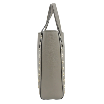 JIMMY CHOO ジミーチュウ ペガシ スタースタッズ レザー 2WAYバッグ ハンドバッグ レディース トープ ハンドバッグ