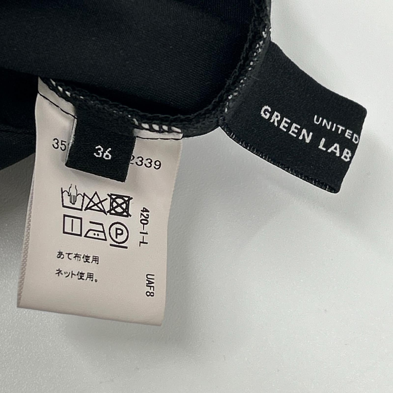 Green label relaxing 绿标休闲 3524-137-2339 黑色 褶皱 喇叭裙 半身裙