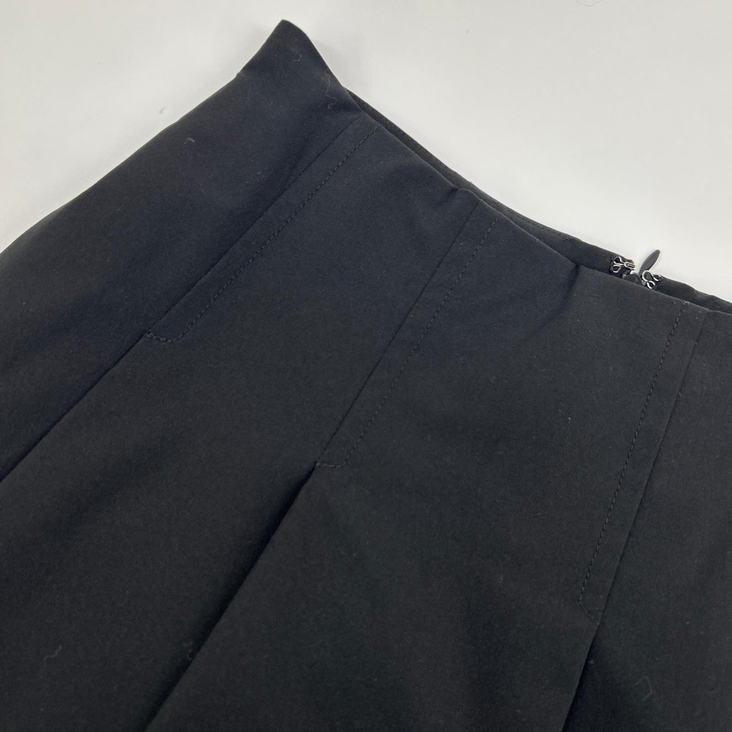 Green label relaxing 绿标休闲 3524-137-2339 黑色 褶皱 喇叭裙 半身裙