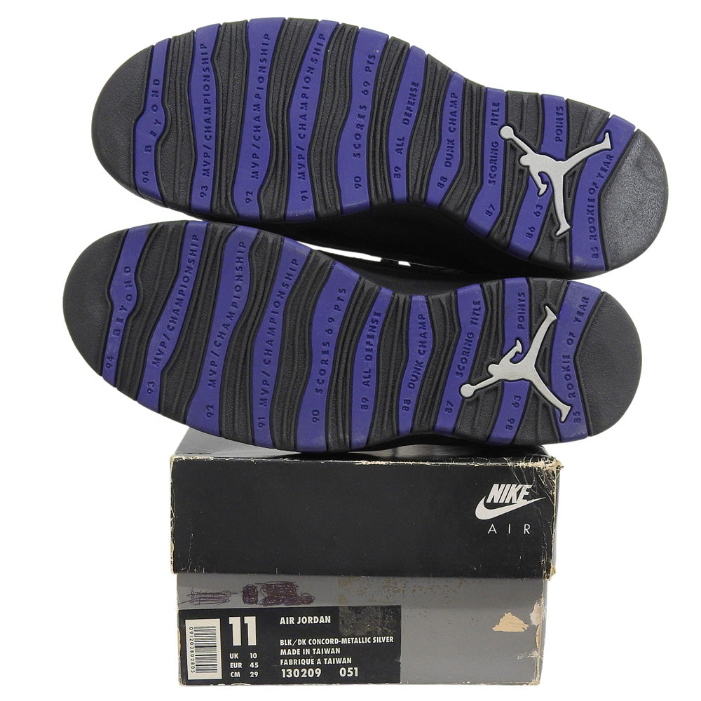 NIKE ナイキ 美品 サクラメント ブラック エアジョーダン10 シューズ メンズ 29cm 30209-051 シューズ