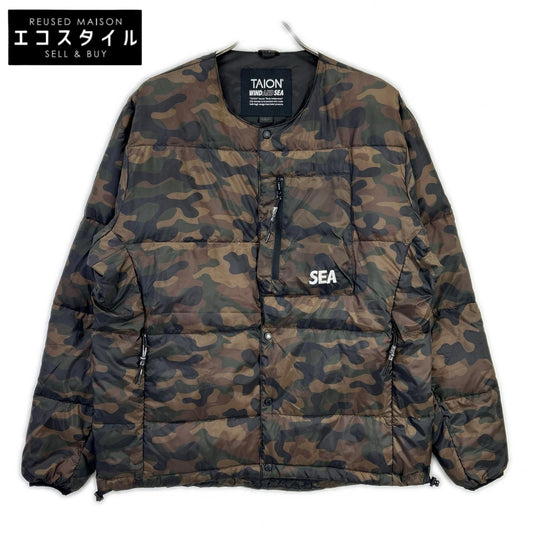 ×SEA Camouflage Inner Down Jacket Men's