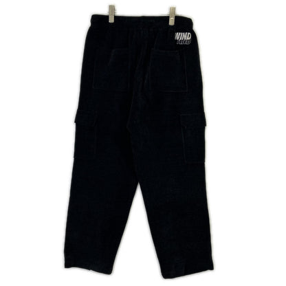 WIND AND SEA ウィンダンシー 25FW ブラック Mole Knit Cargo Pant ボトムス