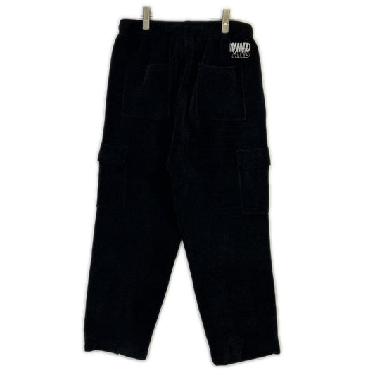 WIND AND SEA ウィンダンシ― 25FW ブラック Mole Knit Cargo Pant ボトムス