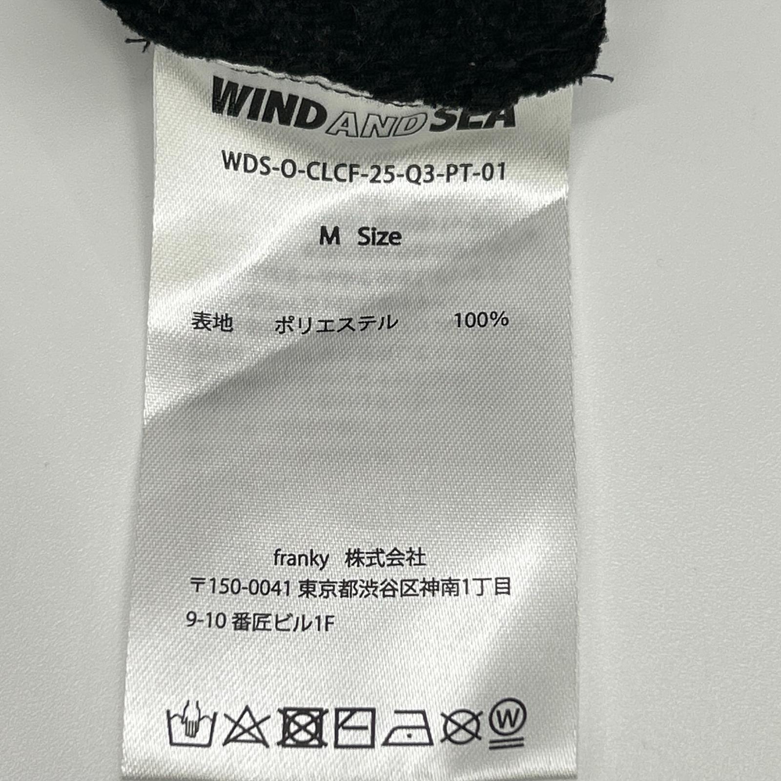 WIND AND SEA ウィンダンシ― 25FW ブラック Mole Knit Cargo Pant ボトムス