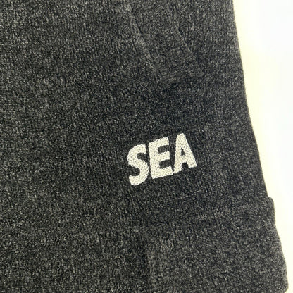 WIND AND SEA ウィンダンシ― 25FW ブラック Mole Knit Cargo Pant ボトムス