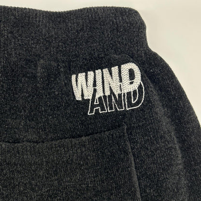 WIND AND SEA ウィンダンシー 25FW ブラック Mole Knit Cargo Pant ボトムス