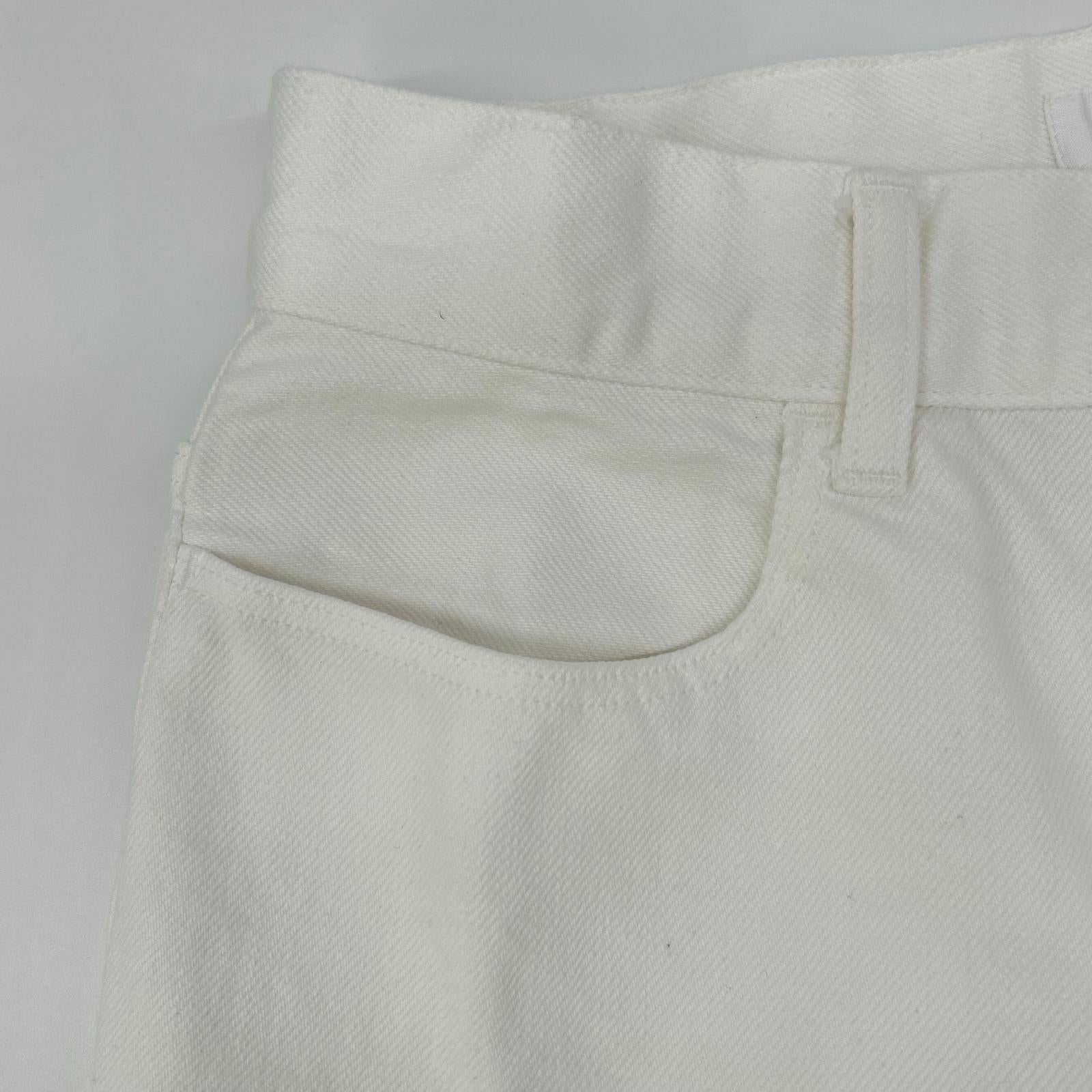 LOEFF LOEFF 13.5盎司 白色牛仔布 锥形裤 下装