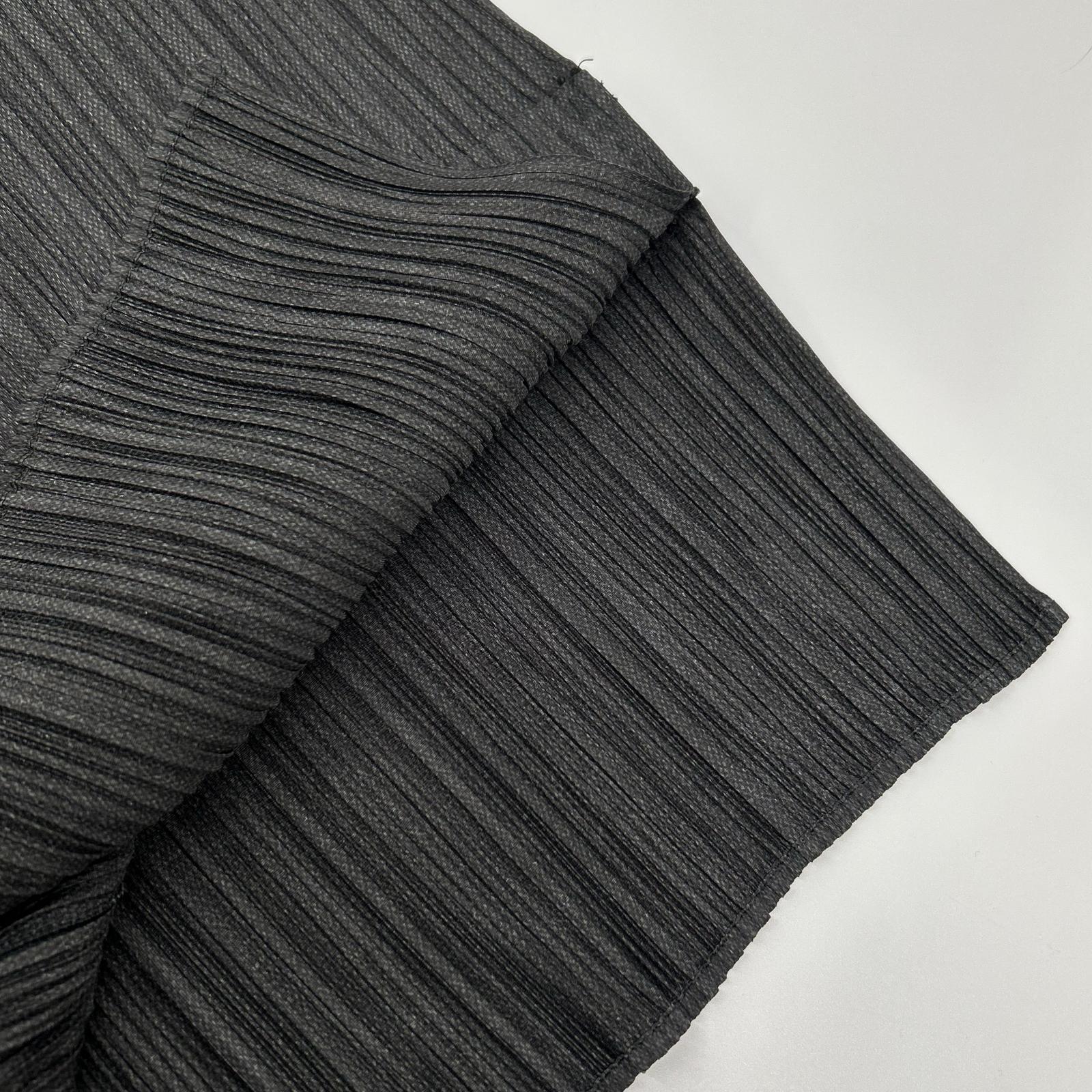 PP51-JH187 Gray Pleated 3/4 Sleeve Dress 4 Women's