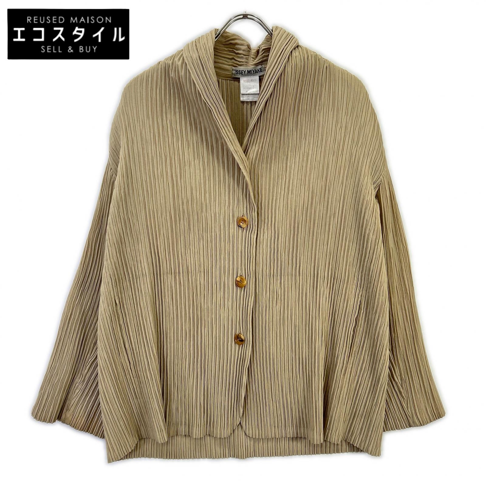 IM92-FD902 ﾍﾞｰｼﾞｭ ﾌﾟﾘｰﾂ ｼﾞｬｹｯﾄ ジャケット M レディース