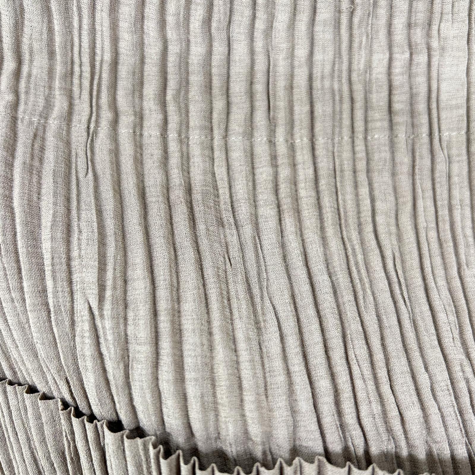 ISSEY MIYAKE 三宅一生 IM82-FD904 棕色 无领 褶皱夹克 外套