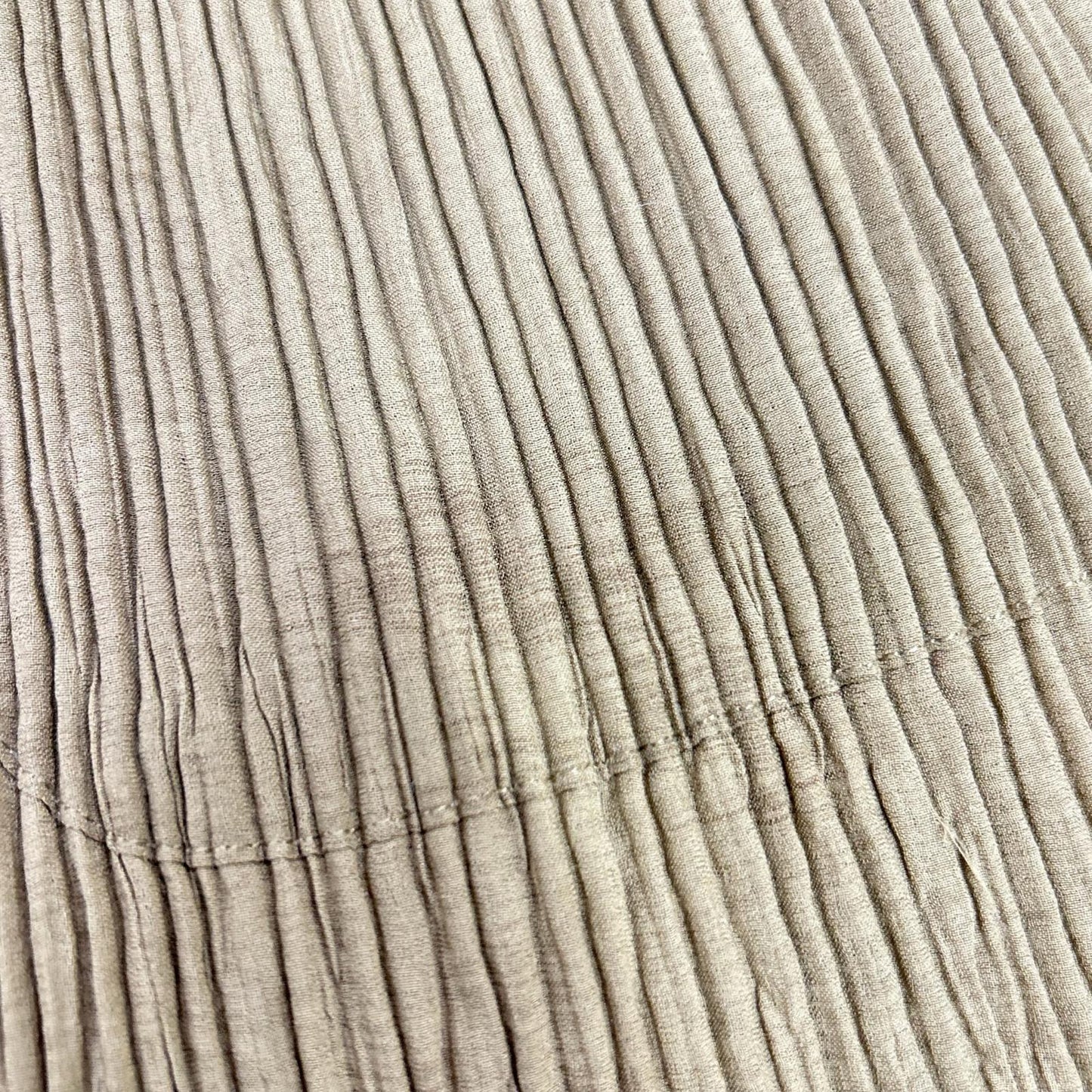 ISSEY MIYAKE 三宅一生 IM82-FD904 棕色 无领 褶皱夹克 外套