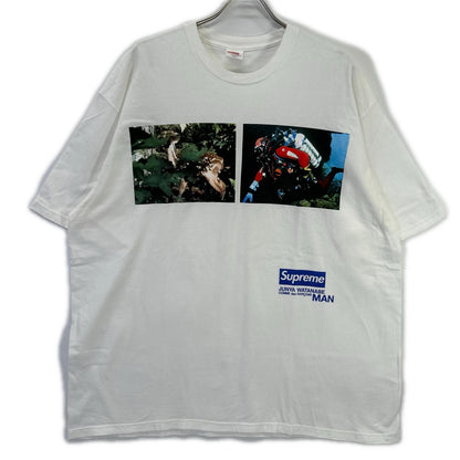 Supreme シュプリーム 【×JUNYA WATANABE MAN】ホワイト グラフィックTシャツ トップス