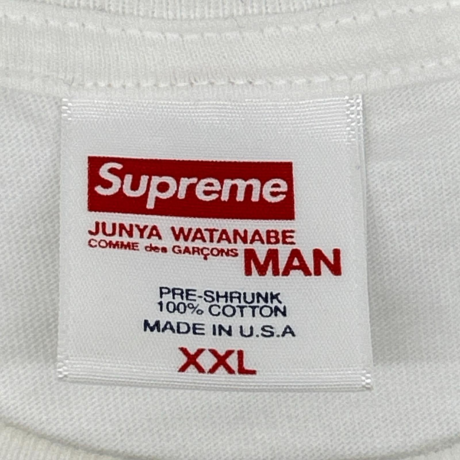 Supreme シュプリーム 【×JUNYA WATANABE MAN】ホワイト グラフィックTシャツ トップス