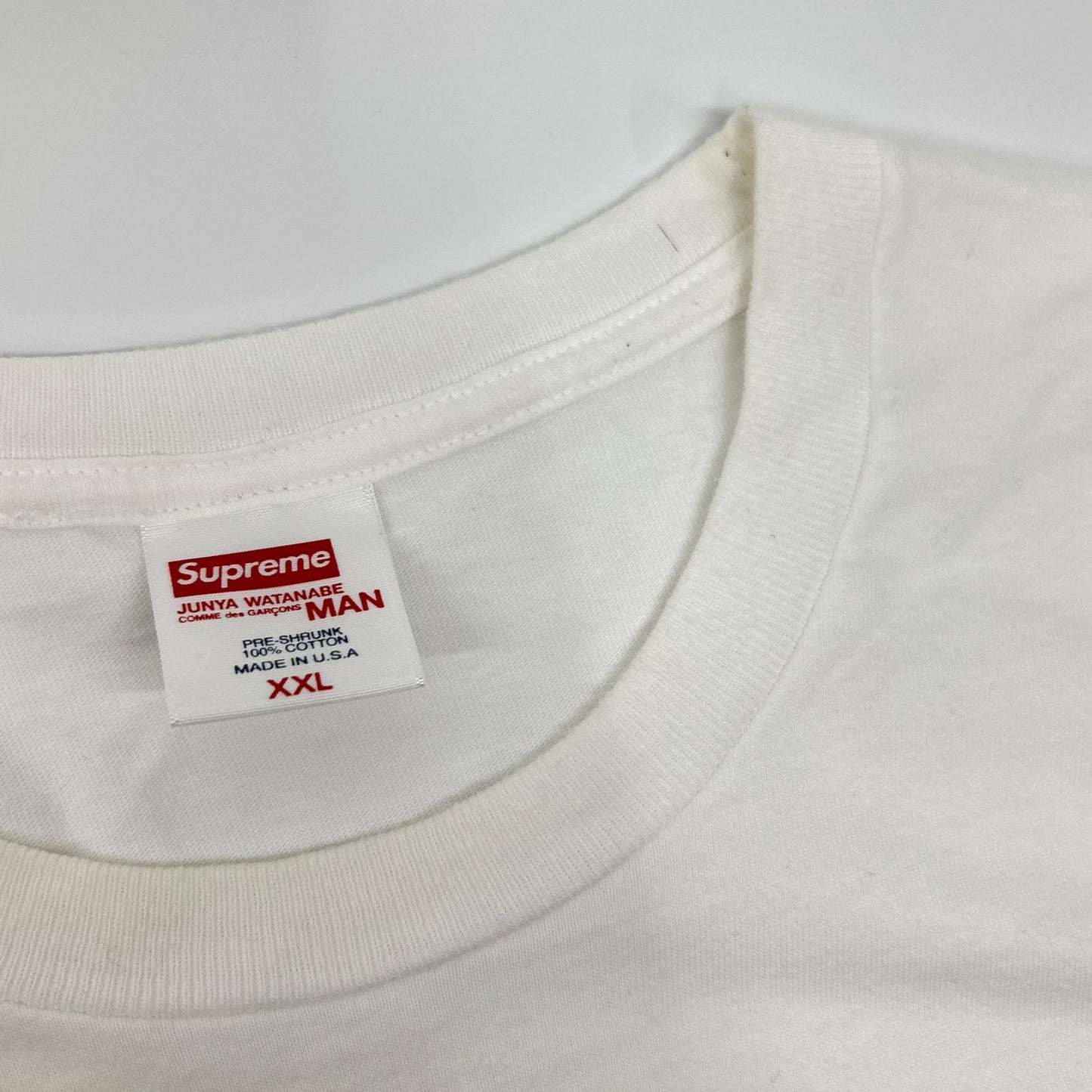 Supreme シュプリーム 【×JUNYA WATANABE MAN】ホワイト グラフィックTシャツ トップス